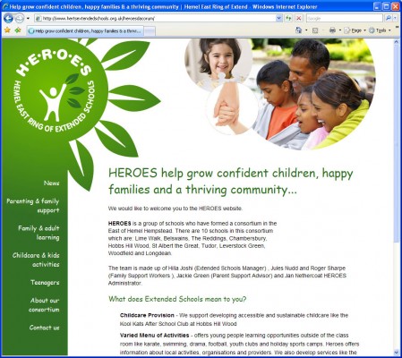 HEROES Extended Schools Consortium, Hemel Hempstead